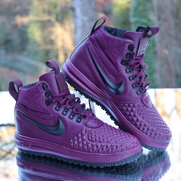 Nike Lunar Force 1 Duckboot Burgundy - Picture 1 of 15